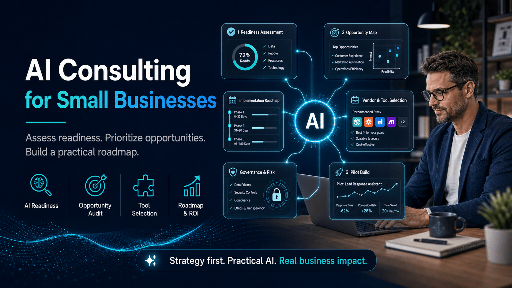 AI consulting for e-commerce brands — readiness, roadmap, and transformation